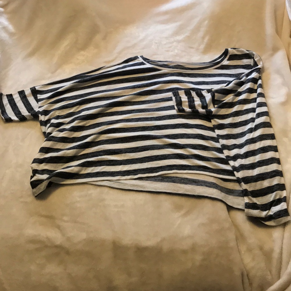 Striped oversized t shirt